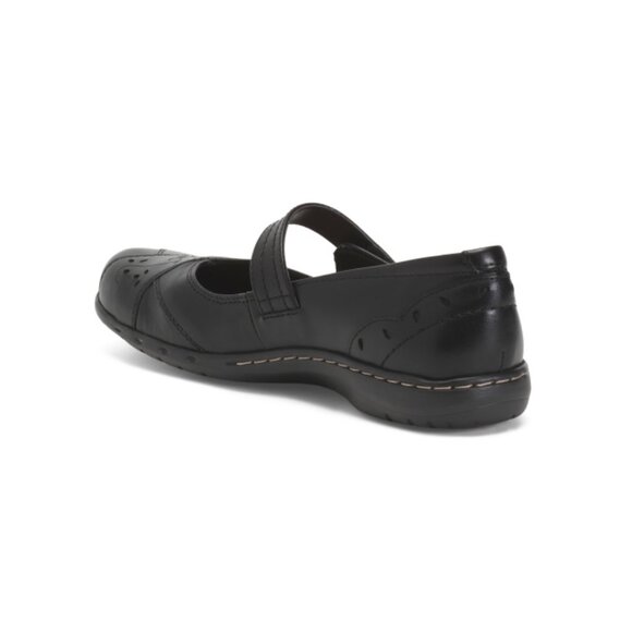 COBB HILL ROCKPORT Black Leather Petra Comfort Mary Jane Flats - Picture 2 of 2